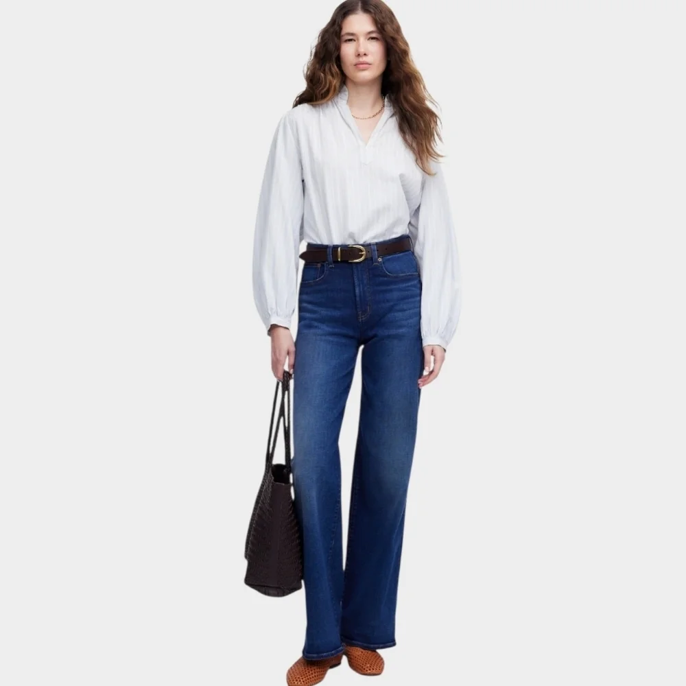 Madewell The Perfect Vintage Wide Leg Jeans 29 Tall
